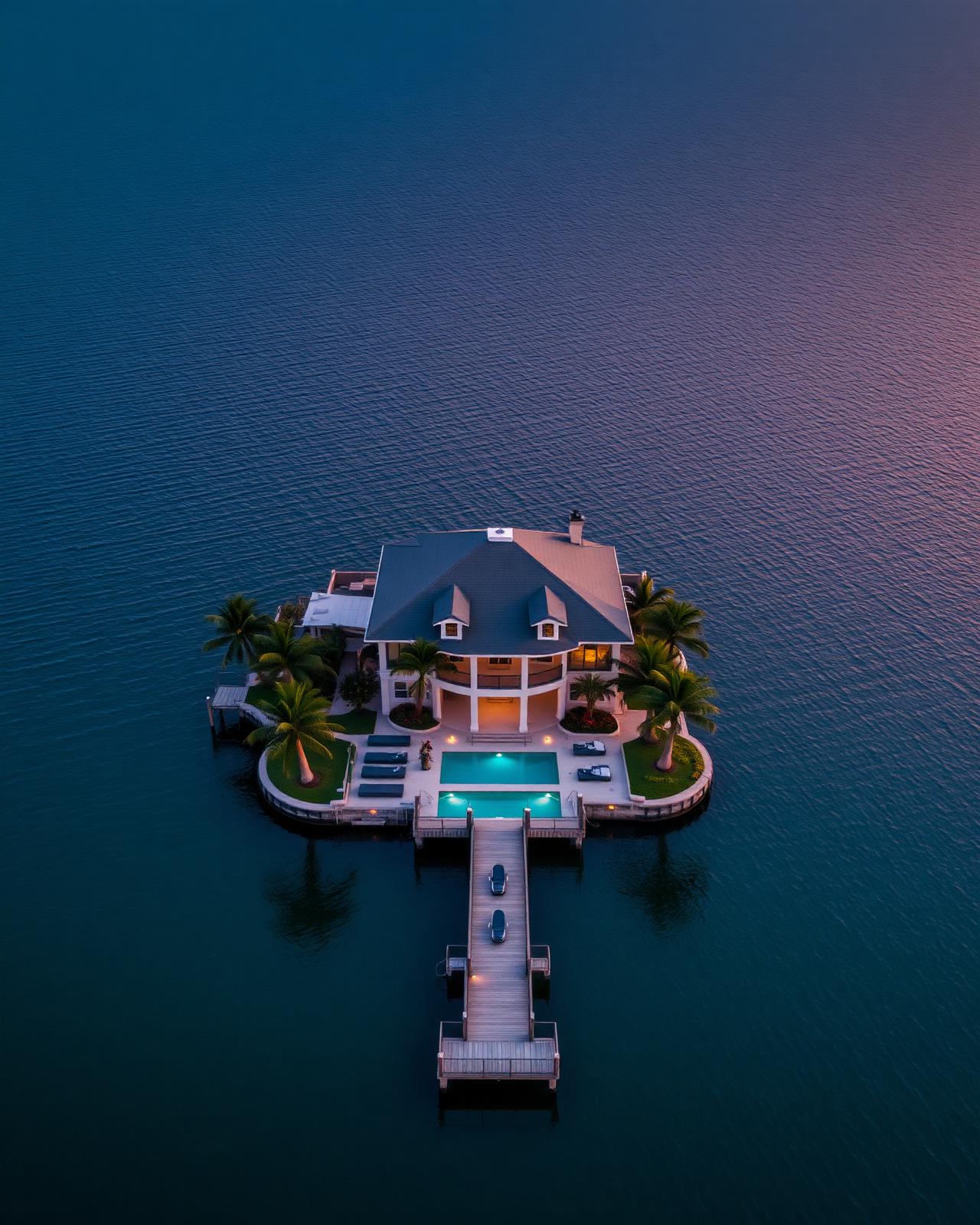 Waterfront estate